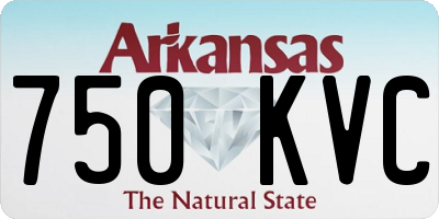 AR license plate 750KVC