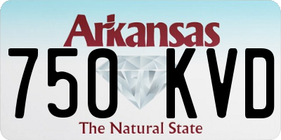 AR license plate 750KVD
