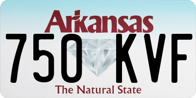 AR license plate 750KVF