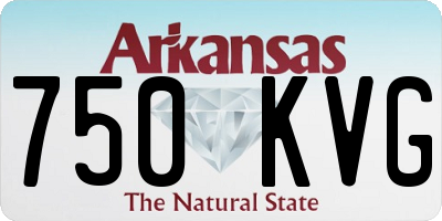 AR license plate 750KVG