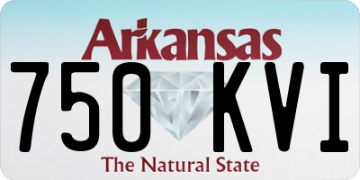 AR license plate 750KVI