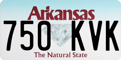 AR license plate 750KVK