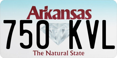 AR license plate 750KVL