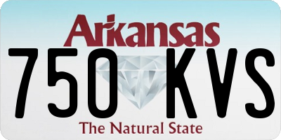 AR license plate 750KVS