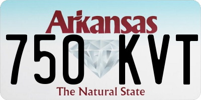 AR license plate 750KVT