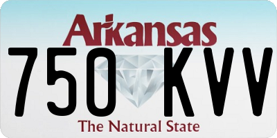 AR license plate 750KVV