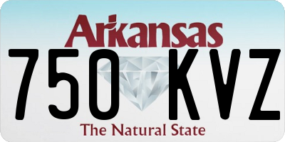 AR license plate 750KVZ