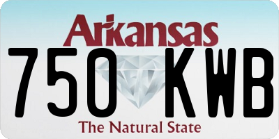 AR license plate 750KWB