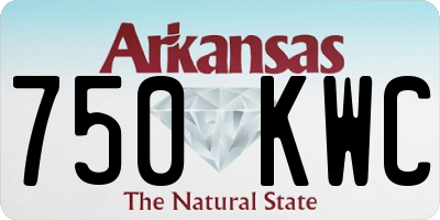 AR license plate 750KWC