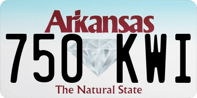 AR license plate 750KWI