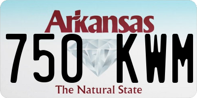 AR license plate 750KWM
