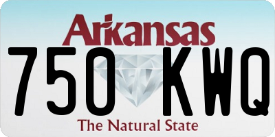 AR license plate 750KWQ