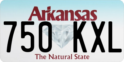 AR license plate 750KXL