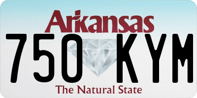 AR license plate 750KYM