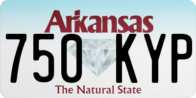 AR license plate 750KYP