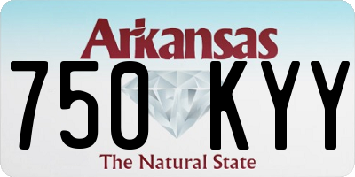 AR license plate 750KYY