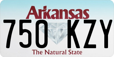 AR license plate 750KZY