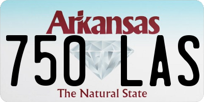 AR license plate 750LAS