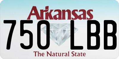 AR license plate 750LBB