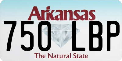 AR license plate 750LBP