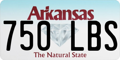 AR license plate 750LBS