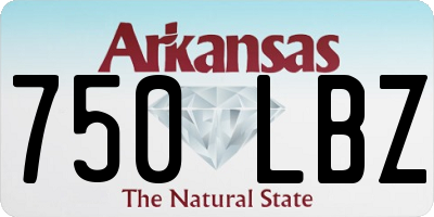 AR license plate 750LBZ