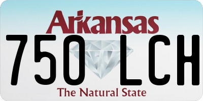 AR license plate 750LCH