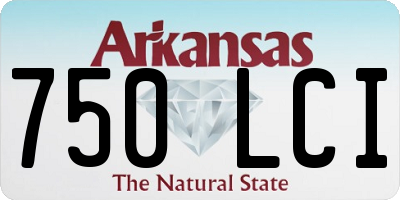 AR license plate 750LCI