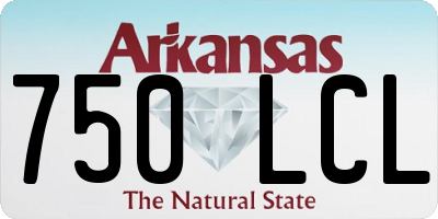 AR license plate 750LCL