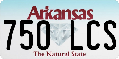 AR license plate 750LCS