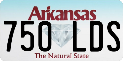 AR license plate 750LDS