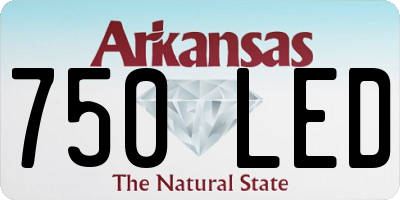 AR license plate 750LED