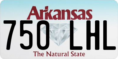 AR license plate 750LHL