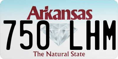AR license plate 750LHM