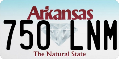 AR license plate 750LNM