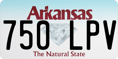 AR license plate 750LPV
