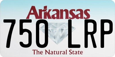 AR license plate 750LRP
