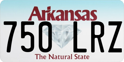 AR license plate 750LRZ