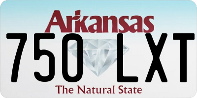 AR license plate 750LXT