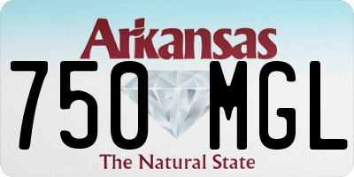 AR license plate 750MGL