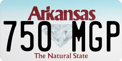 AR license plate 750MGP