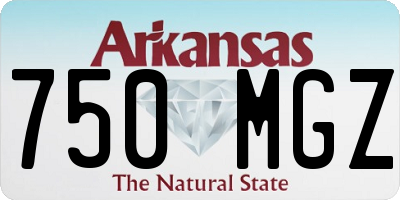 AR license plate 750MGZ