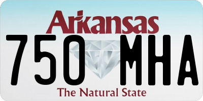 AR license plate 750MHA
