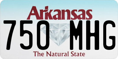 AR license plate 750MHG