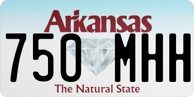 AR license plate 750MHH