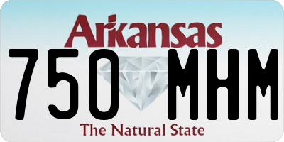 AR license plate 750MHM