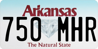 AR license plate 750MHR