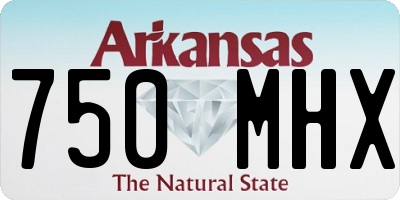 AR license plate 750MHX