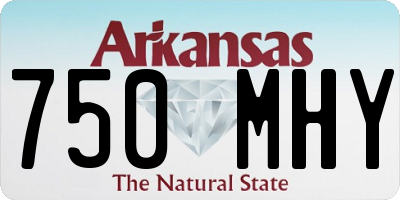 AR license plate 750MHY