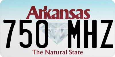 AR license plate 750MHZ